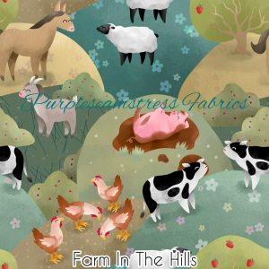 Farm in the Hills - Fabric