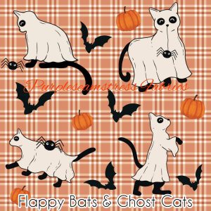 Flappy Bats & Ghost Cats - Fabric