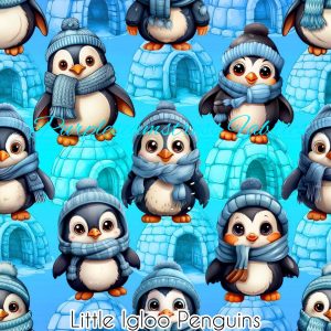 Little Igloo Penguins - Fabric