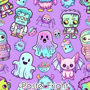 Pastel Fright - Fabric