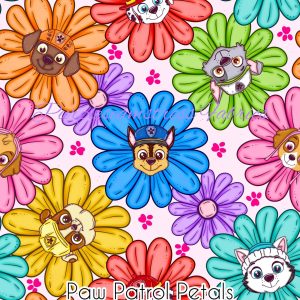 Paw Patrol Petals - Fabric
