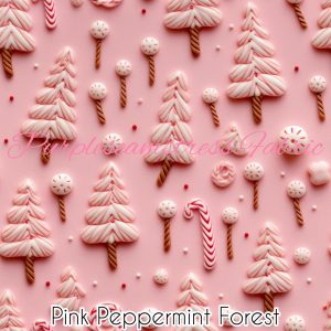 Pink Peppermint Forest - Fabric