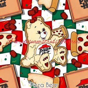 Pizza Bear - Fabric