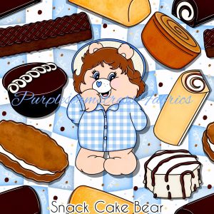 Snack Cake Bear - Fabric