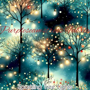 Sparkling Tree Lights - Fabric