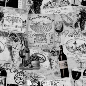 Time to Wine - Fabric