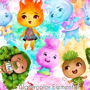 Watercolor Elemental - Fabric
