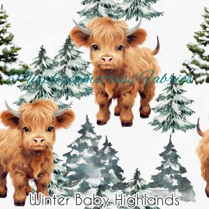 Winter Baby Highlands - Fabric