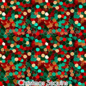 Christmas Sequins - Fabric