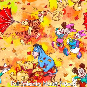 Fall Splendor Mouse Friends - Fabric