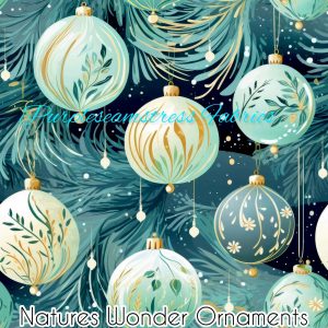 Natures Wonder Ornaments - Fabric