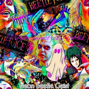 Neon Beetle Geist - Fabric