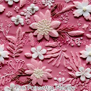 Pink Poinsettia Medley - Fabric