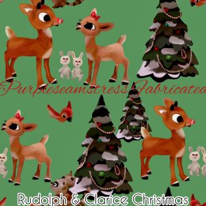 Rudolph & Clarice Christmas - Fabric