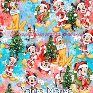 Santa Mouse - Fabric