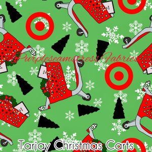 Tarjay Christmas Carts - Fabric
