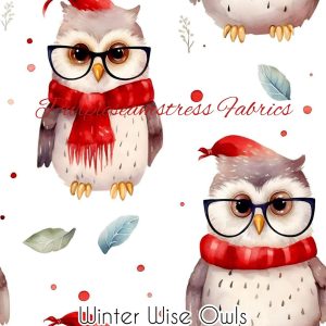 Winter Wise Owls - Fabric