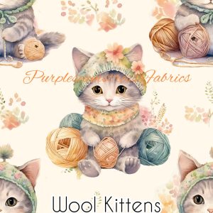 Wool Kittens - Fabric