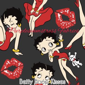 Betty Boop Kisses - Fabric