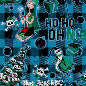 Blue NBC Plaid - Fabric