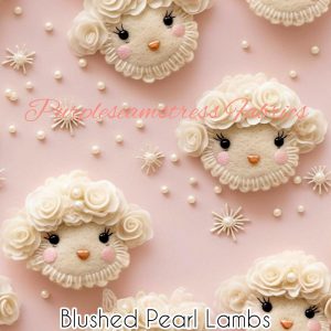 Blush Pearl Lambs - Fabric