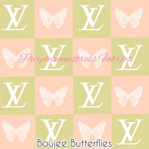 Boujee Butterflies - Fabric