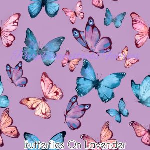 Butterflies on Lavender - Fabric