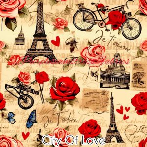 Paris ity of Love - Fabric