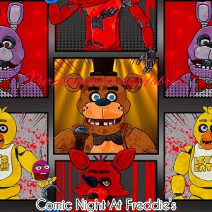 Comic Night at Freddies - Fabric
