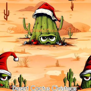 Desert Cactus Christmas - Fabric