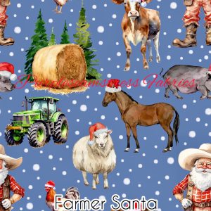Farmer Santa - Fabric