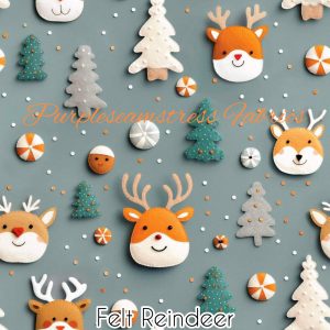 Felt Reindeer - Fabric