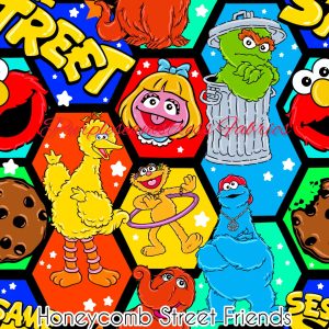Honeycomb Street Friends - Fabric