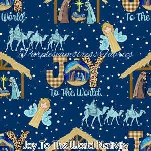Joy To The Word Nativity - Fabric
