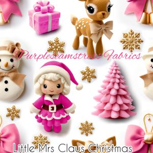 Little Mrs. Clause Christmas - Fabric