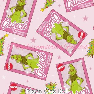 Mean One Doll - Fabric