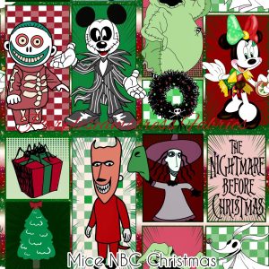 Mice NBC Christmas - Fabric