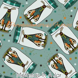 Mothman in a Jar - Fabric