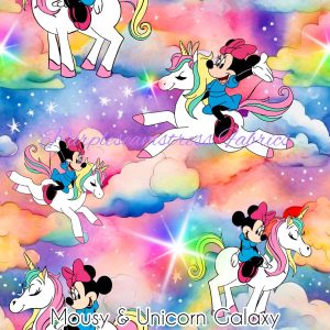 Mousy & Unicorn Galaxy - Fabric