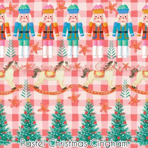 Pastel Christmas Gingham
