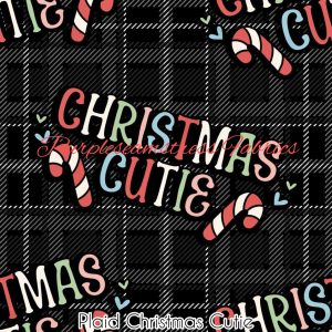 Plaid Christmas Cuties - Fabric