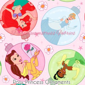 Posy Princess Christmas Ornaments - Fabric
