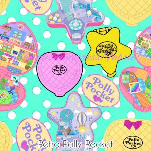 Retro Polly Pocket - Fabric