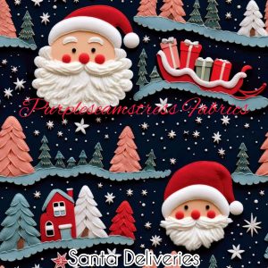 Santa Deliveries - Fabric