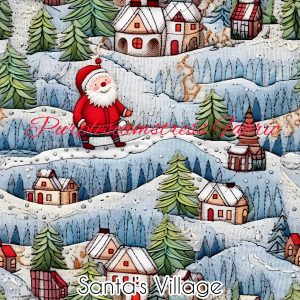 Santas Village - Fabric