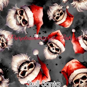 Skull Santa - Fabric