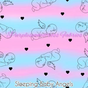 Sleeping Baby Angels - Fabric