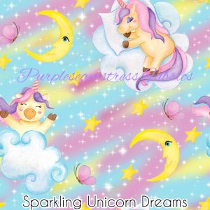 Sparkling Unicorn Dreams - Fabric