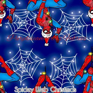 Spidey Web Christmas - Fabric