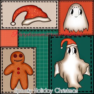 Spooky Holiday Christmas - Fabric